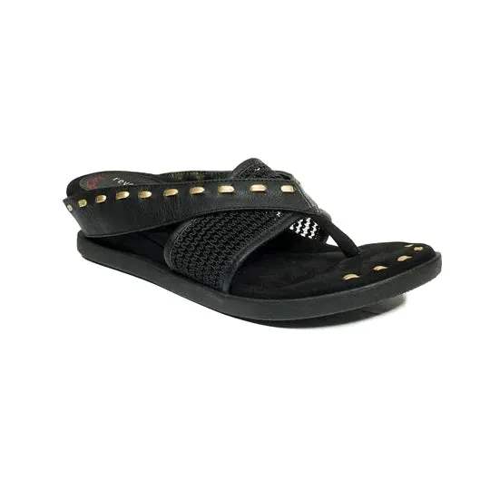 Cross Elastic Fit Reversible Sandals