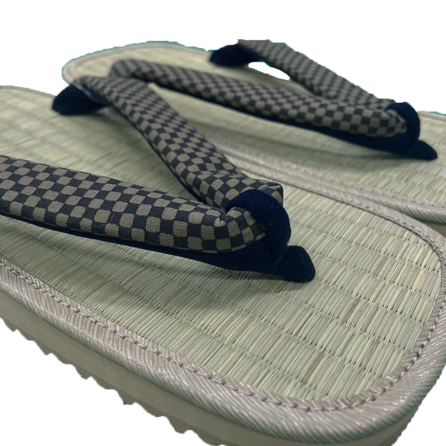 Men's Tatami setta sandals : Checked pattern