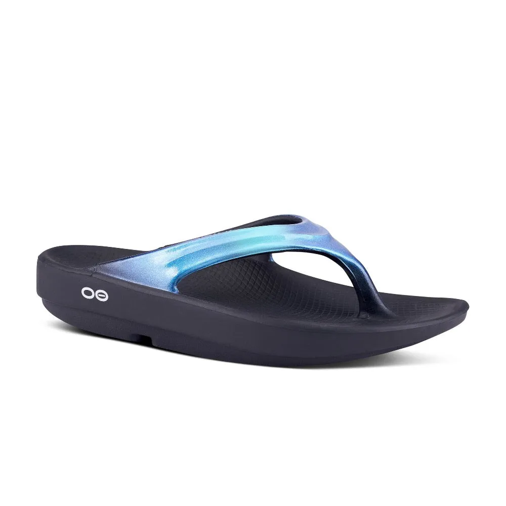 Oofos Women's OOlala Luxe Thong Atlantis