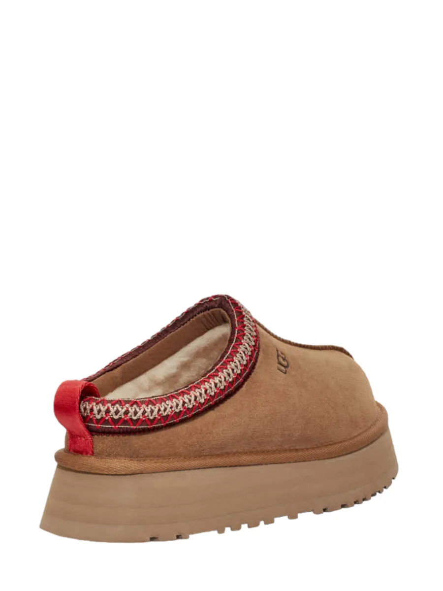 Sabot Tazz  in Pelle Scamosciata con Suola Plateau