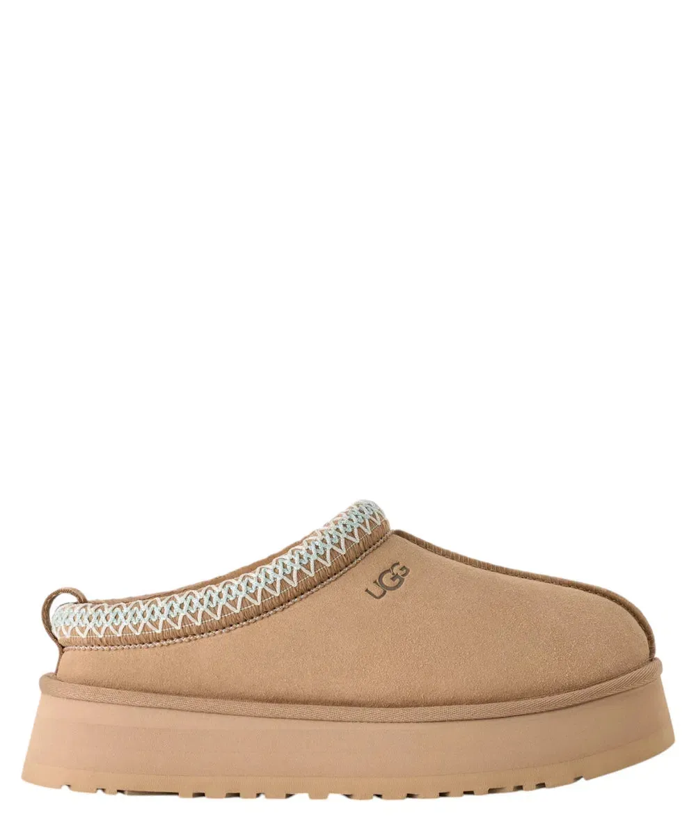 Sabot Tazz  in Pelle Scamosciata con Suola Plateau