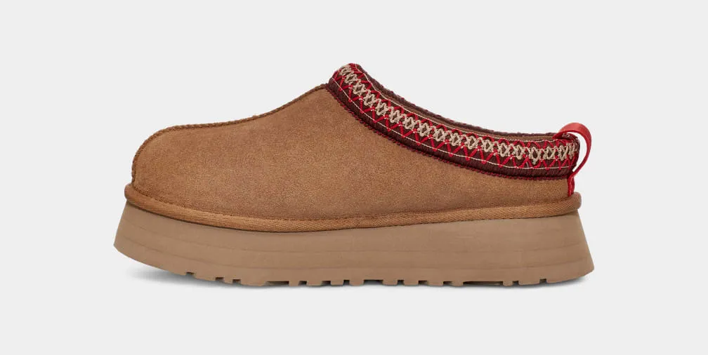 Tazz Platform Slippers Chestnut