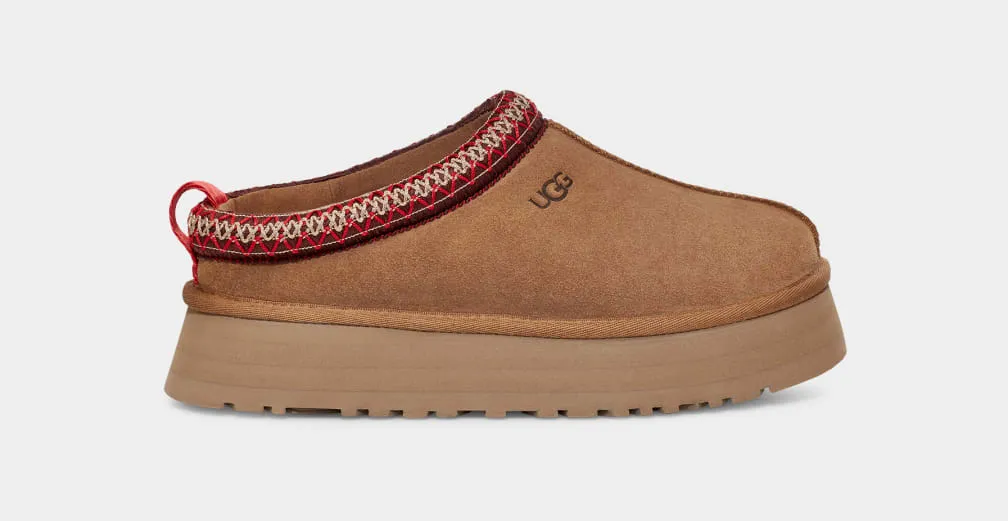 Tazz Platform Slippers Chestnut