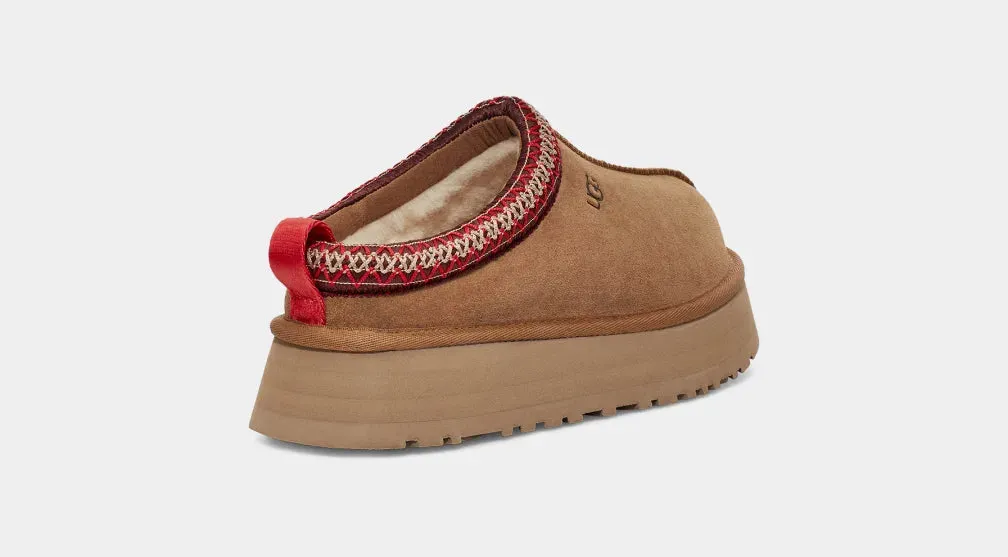 Tazz Platform Slippers Chestnut