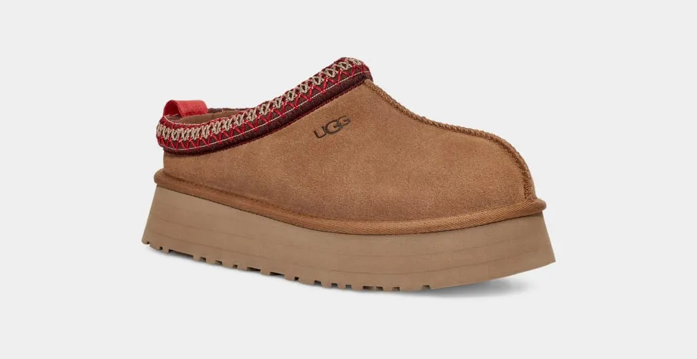 Tazz Platform Slippers Chestnut