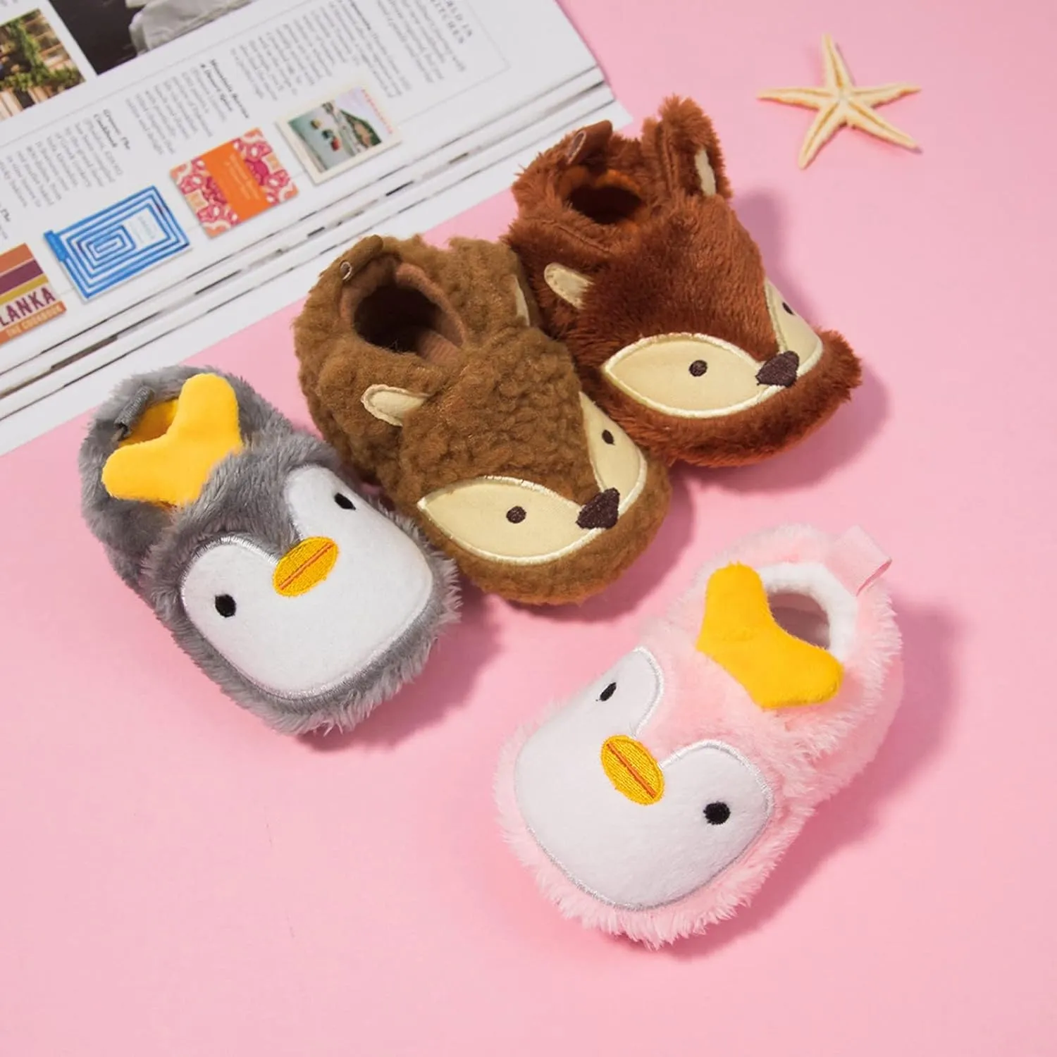 Warm Winter Baby Shoes Cute Shape Christmas Baby Shoes Baby Soft Sole Slippers Slippers for Toddlers