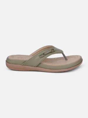 Women's Olive Thong Sandals (IU6013)