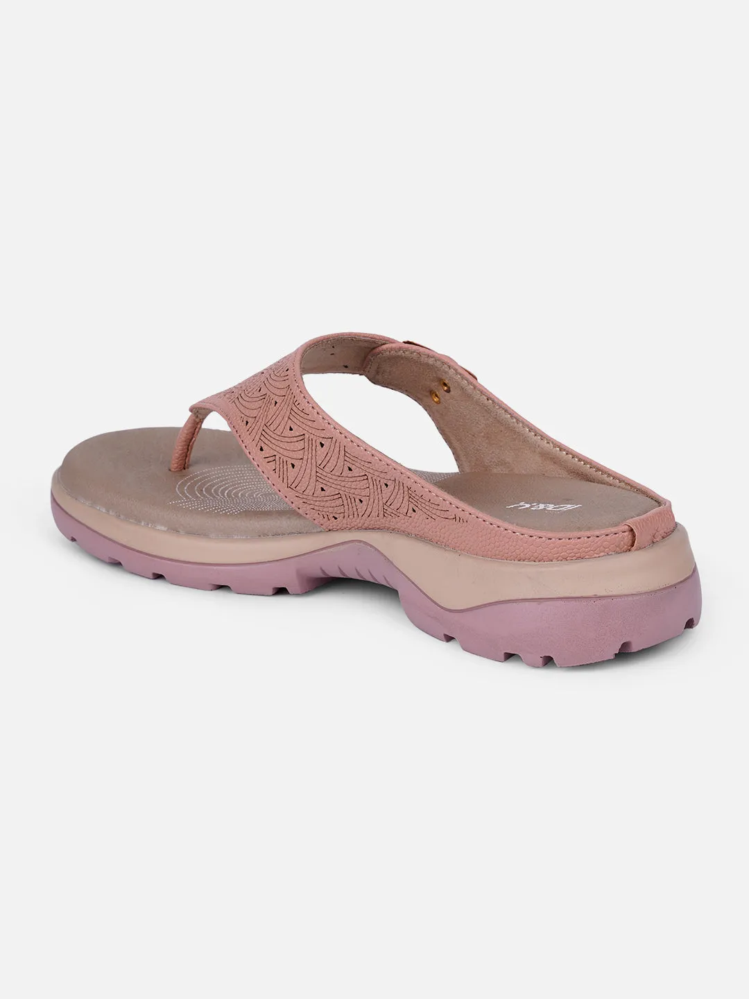 Women's Peach Thong Sandals (IU6006)